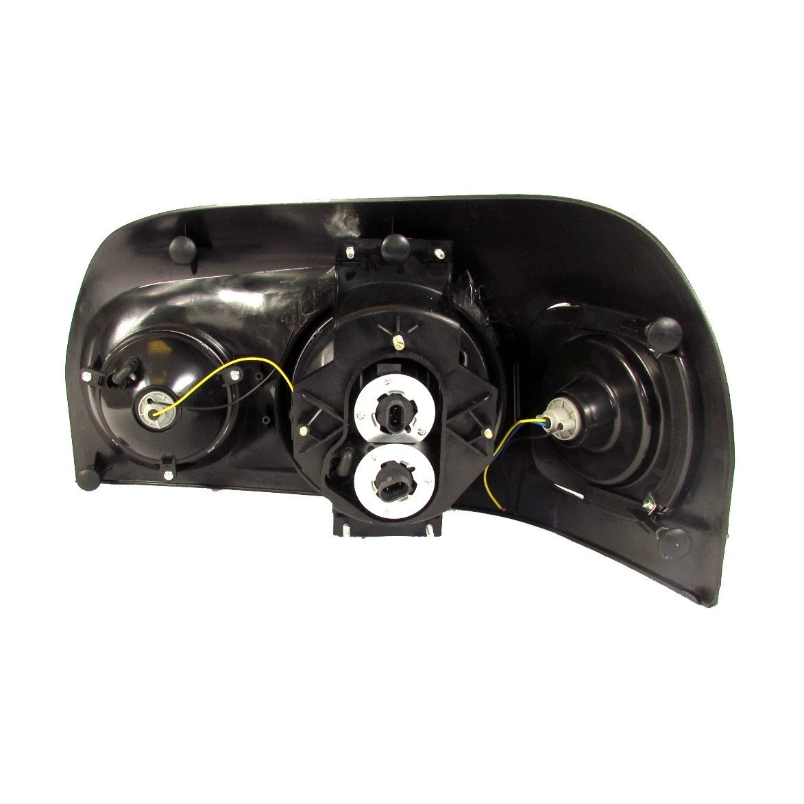 Fortpro Black Headlight for Freightliner Century 2005-2015, Both Sides