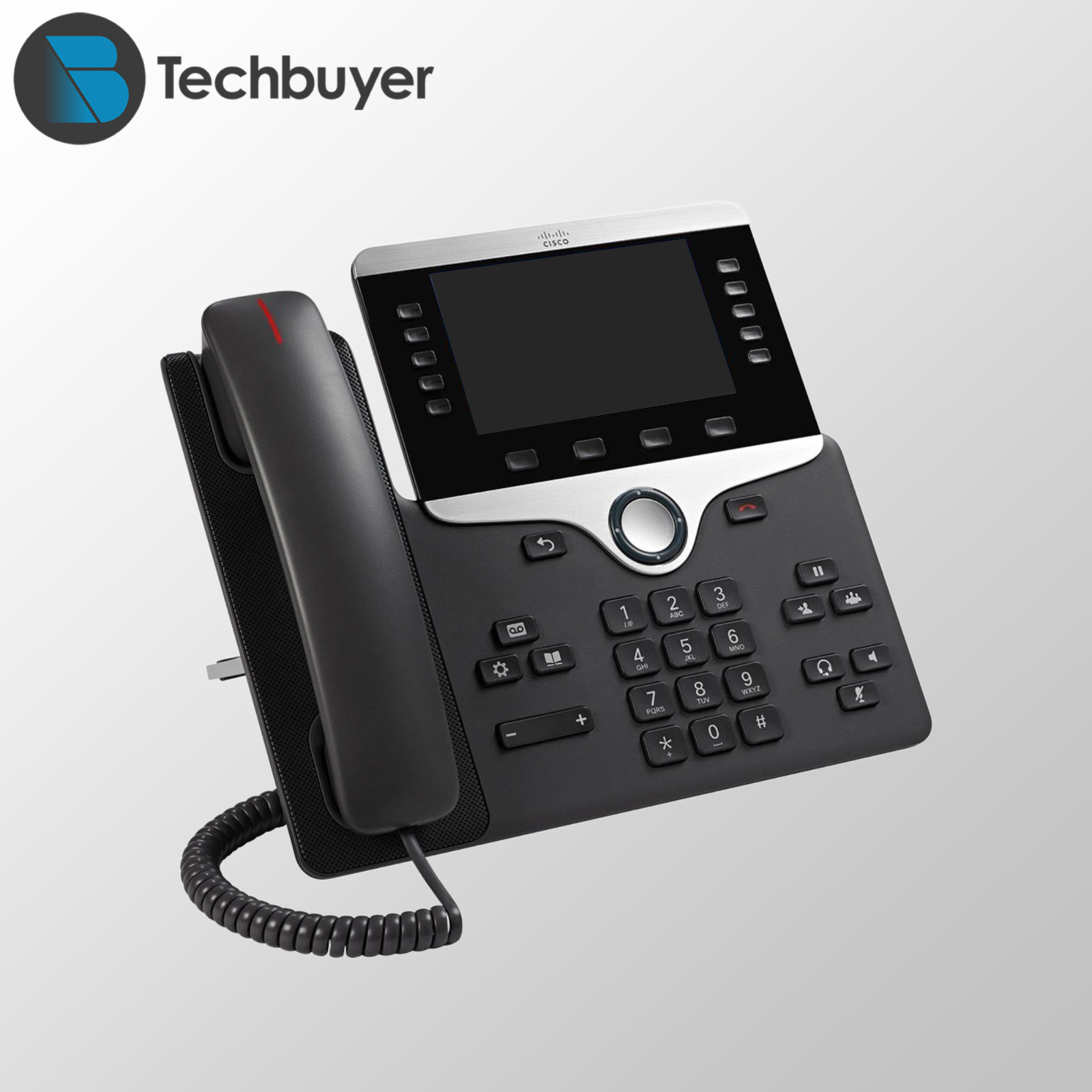 CISCO IP PHONE 8861 CP8861-K9 CHARCOAL | USED W/ STAND AND HANDSET