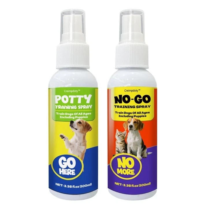 Dog Potty Training Spray Set, Dog Pee Spray, Indoor & Outdoor Potty Training NEW