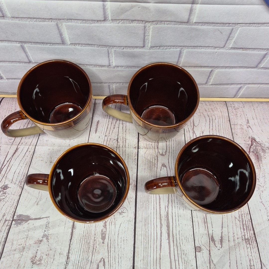 Set of 4 Gisbson Elite Designs Casa Estebana Ceramic Coffee Mugs 16oz