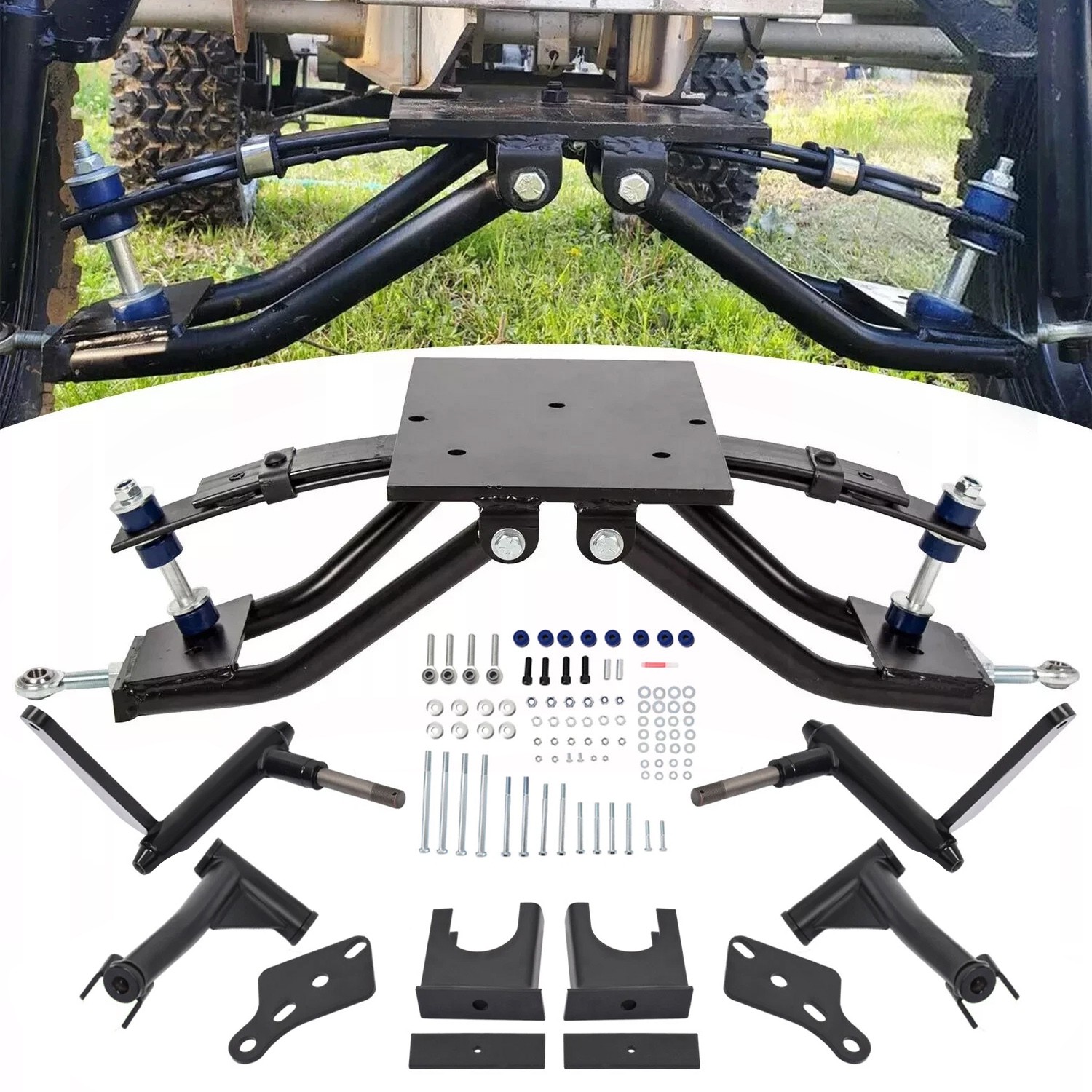 6" Double A-Arm Golf Cart Lift Kit For Club Car DS 1982-2003 2001 Electric/Gas