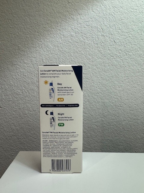 2 Pack CeraVe PM Facial Moisturizing Lotion 3 oz each NEW IN BOX!!!