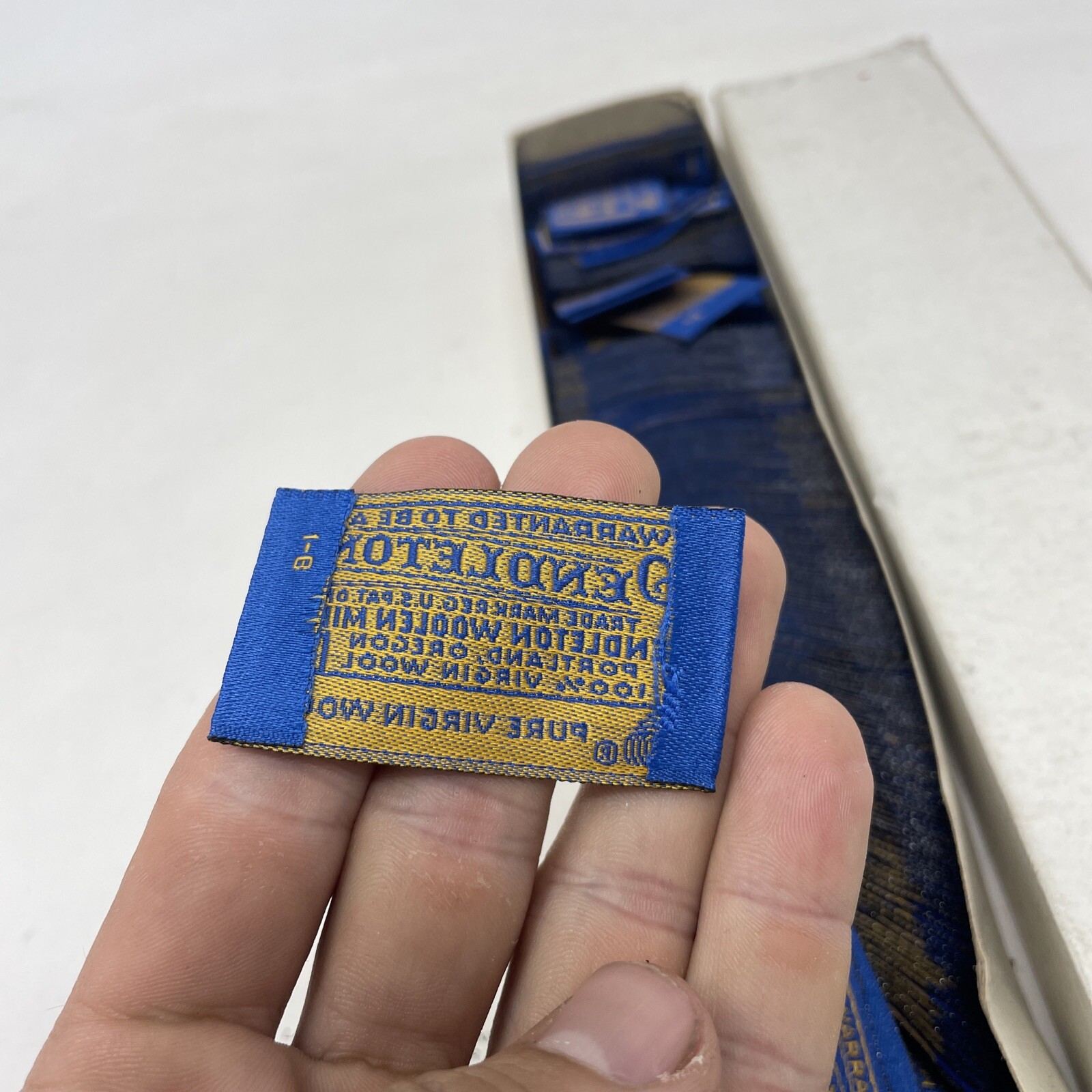 Vintage NOS Pendleton Label Size “L” Rare Crafts Multiple Available