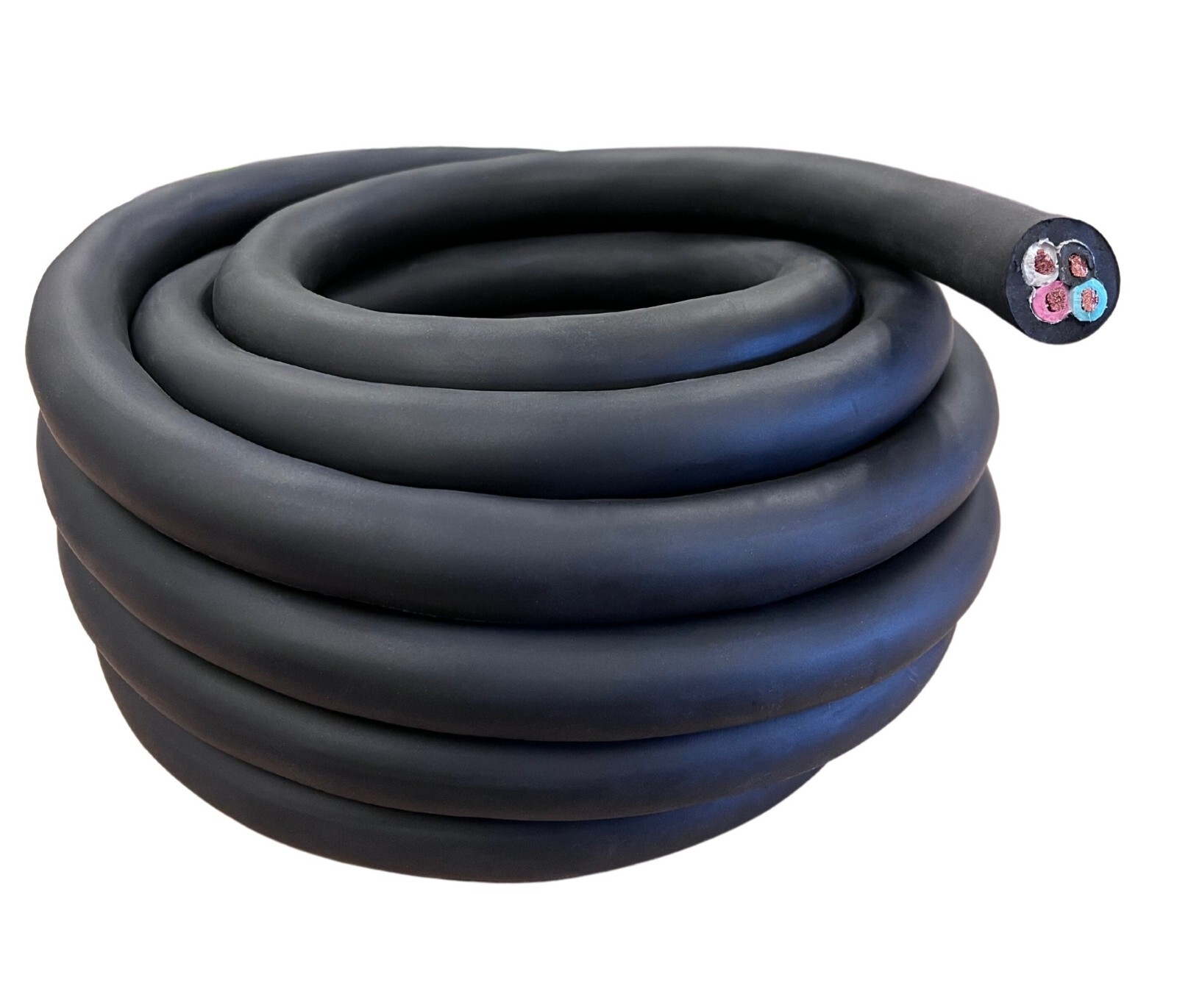 WindyNation 8/4 8 Gauge 4 Conductor SOOW SO Cable Cord 600V Portable Power Wire