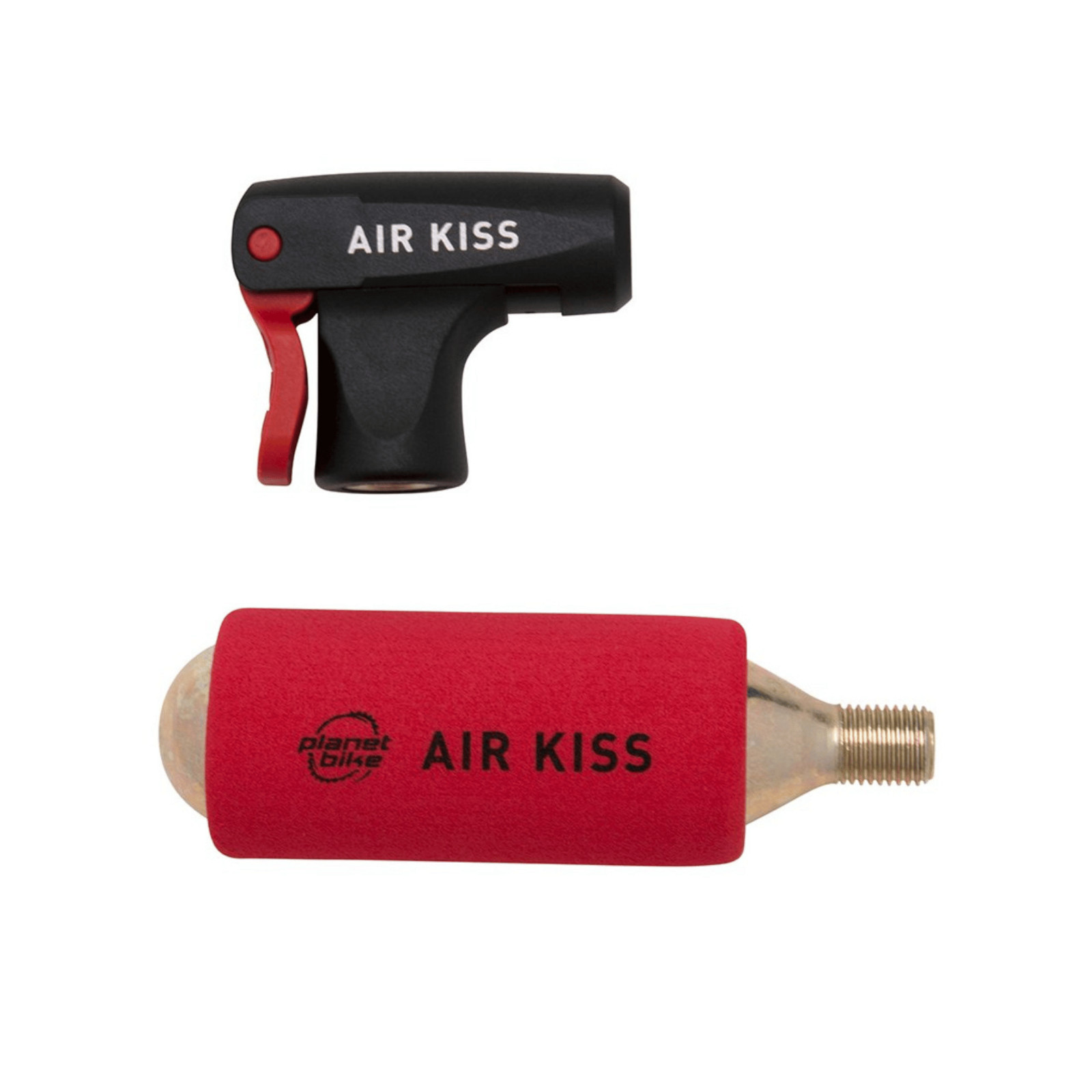 Planet Bike 1023 Air Kiss Portable CO2 Bike Tire Inflator for Presta or Schrader