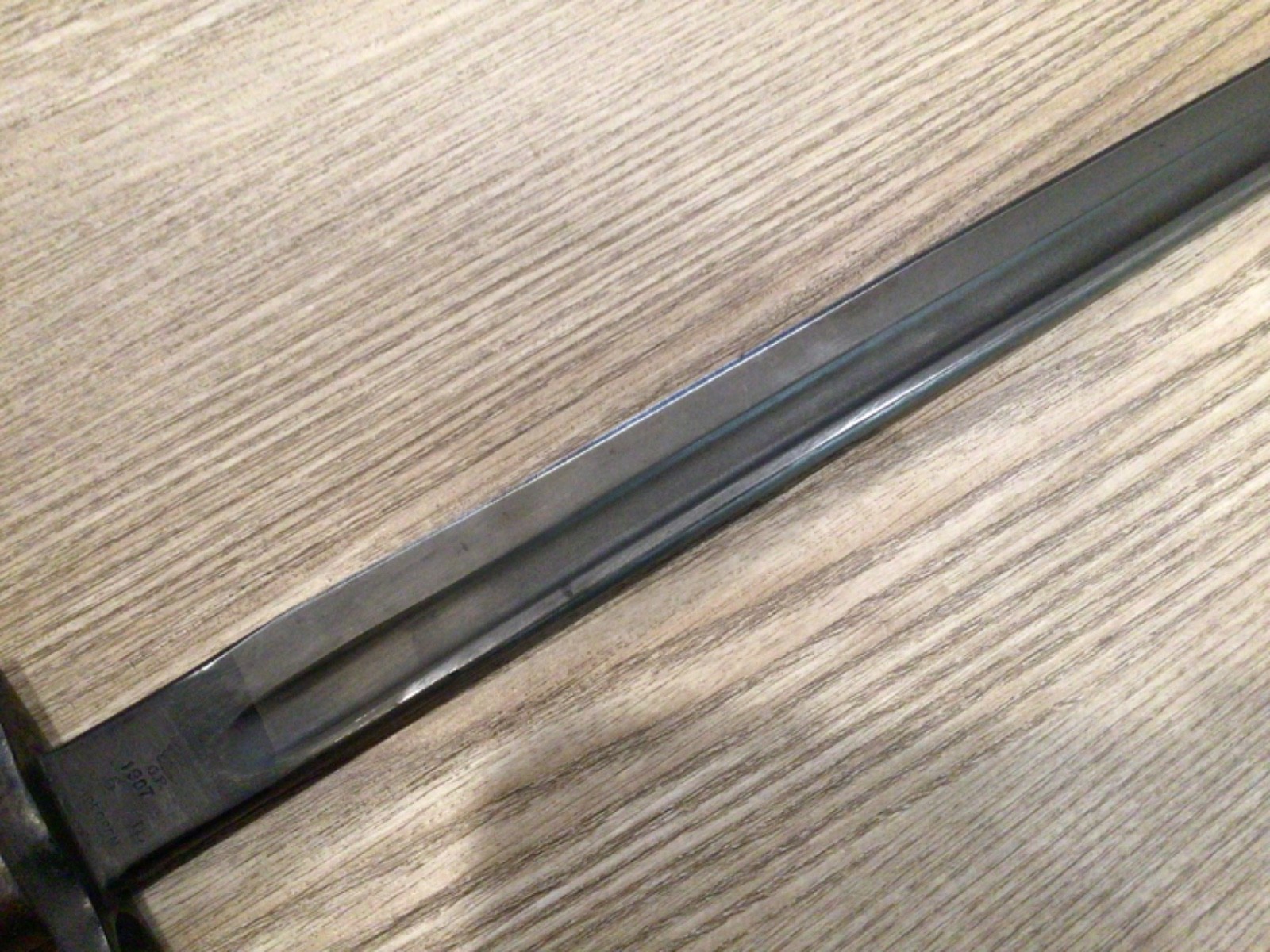 Superb WW1 British 1907 Mk1 Bayonet ~ Anderson Maker Marked Looks Un-Issued