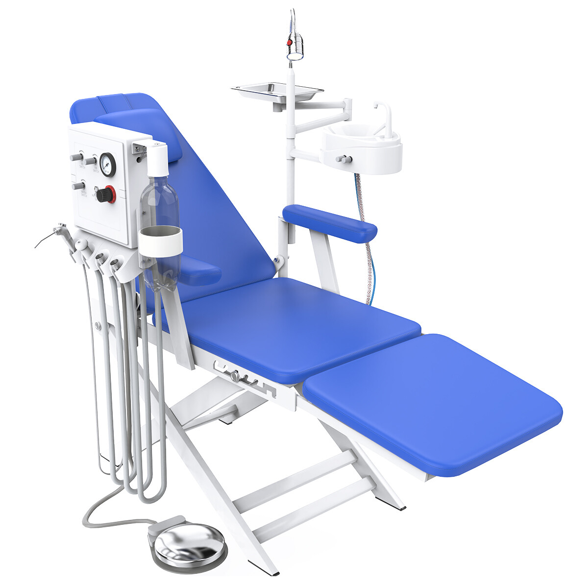 Portable Dental Unit System with Compressor suction system/Folding Chair+Turbine