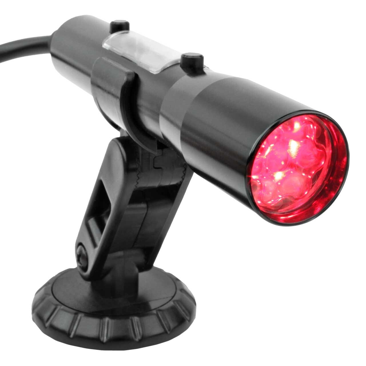 Shift Light-Red LEDs Black Aluminum Tube-Settable Shift Point and Brightness