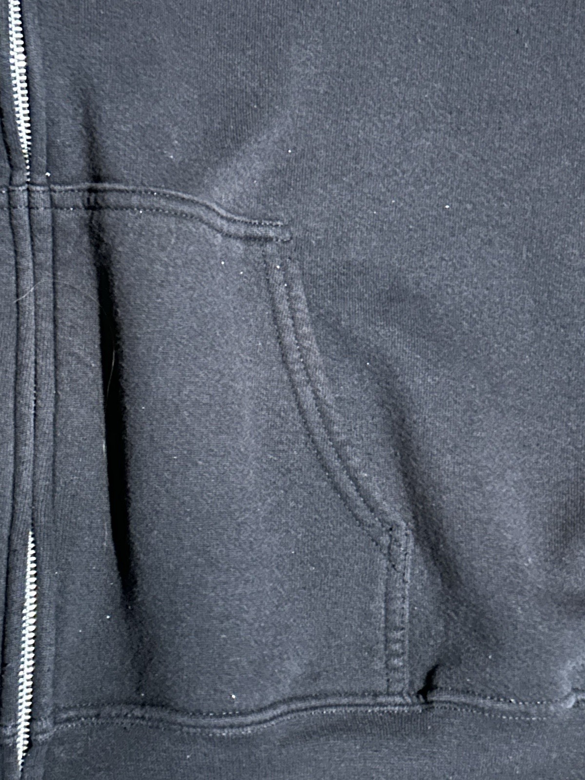 OZZFEST 2003 JACKET OZZY OSBOURNE XL WORN BLACK HOODIE FULL ZIP