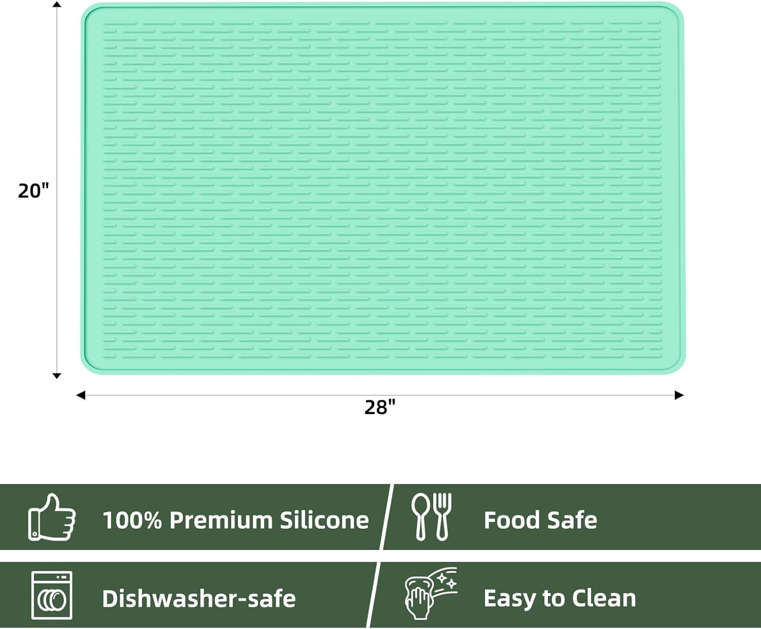 Stove Top Cover for Electric Stove - Silicone Stove Mat for Glass Top Stove, Gla