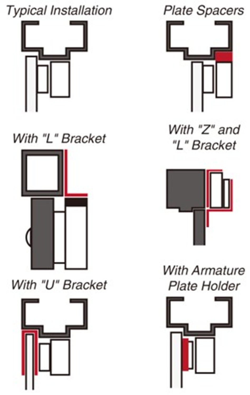 Seco-Larm E-941SA-1200 Electromagnetic Lock with 1200 lb. (545kg) Holding Force