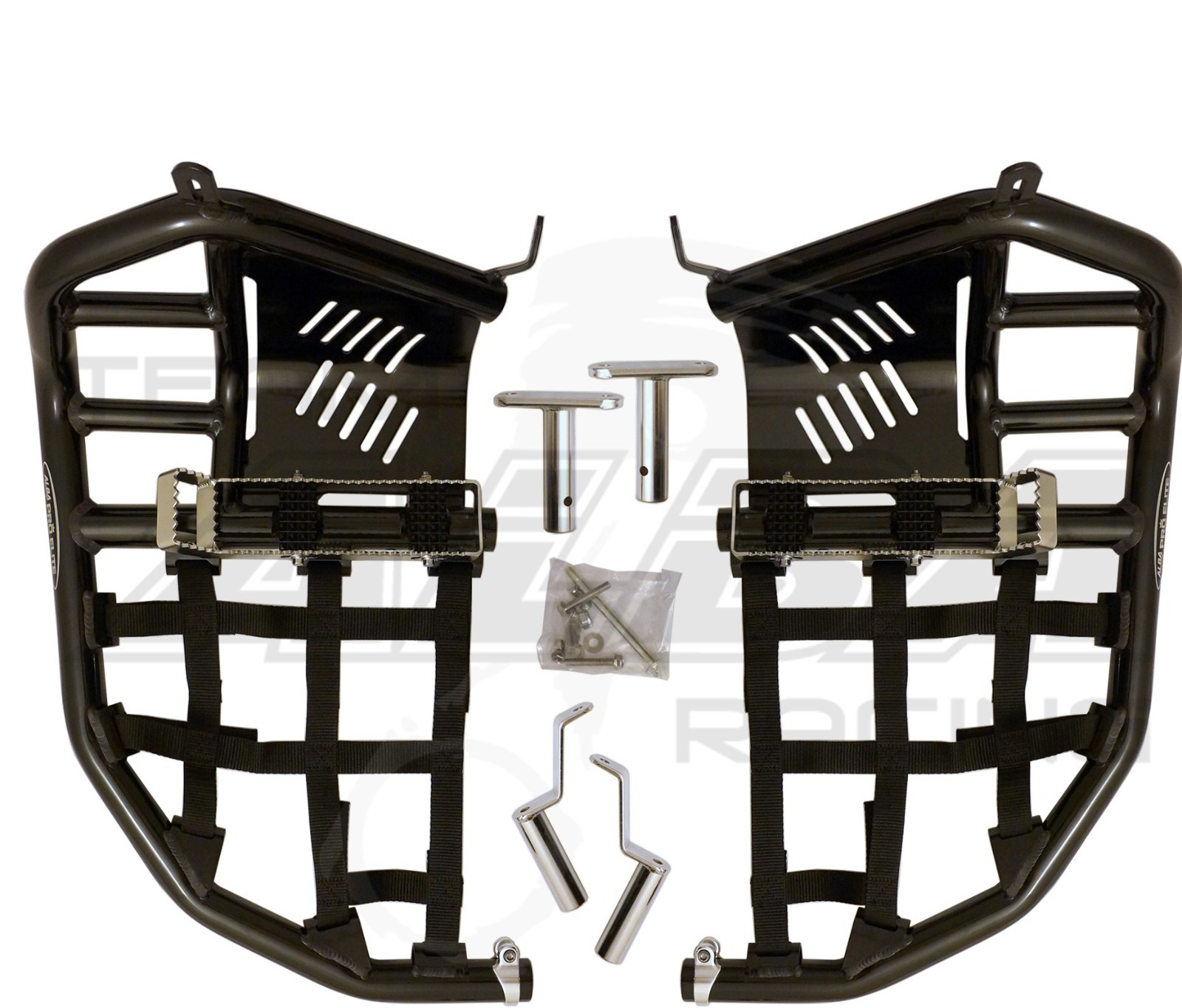 Yamaha Raptor 350   Nerf Bars with heel guards    Alba Racing  blkblk 209 T8 BB