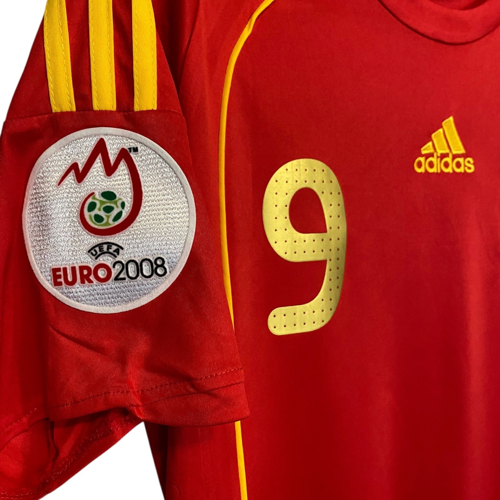 Spain 2008 Fernando Torres Euro home jersey