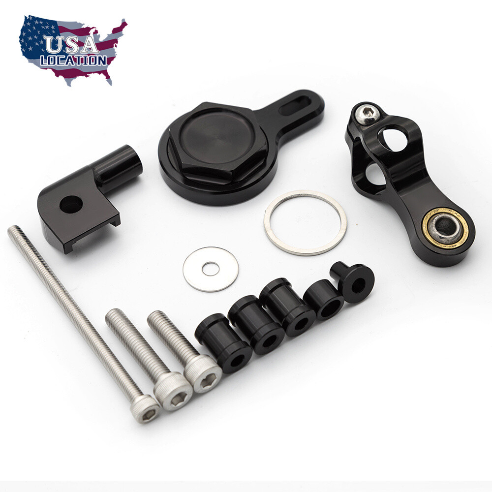 For YAMAHA YZF R1 1998 1999 2000 2001 CNC Motorcycle Steering Damper Bracket Kit