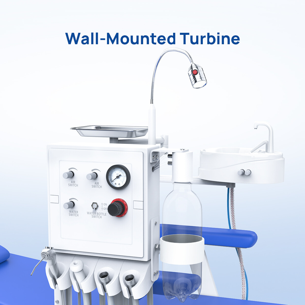 Portable Dental Unit System with Compressor suction system/Folding Chair+Turbine