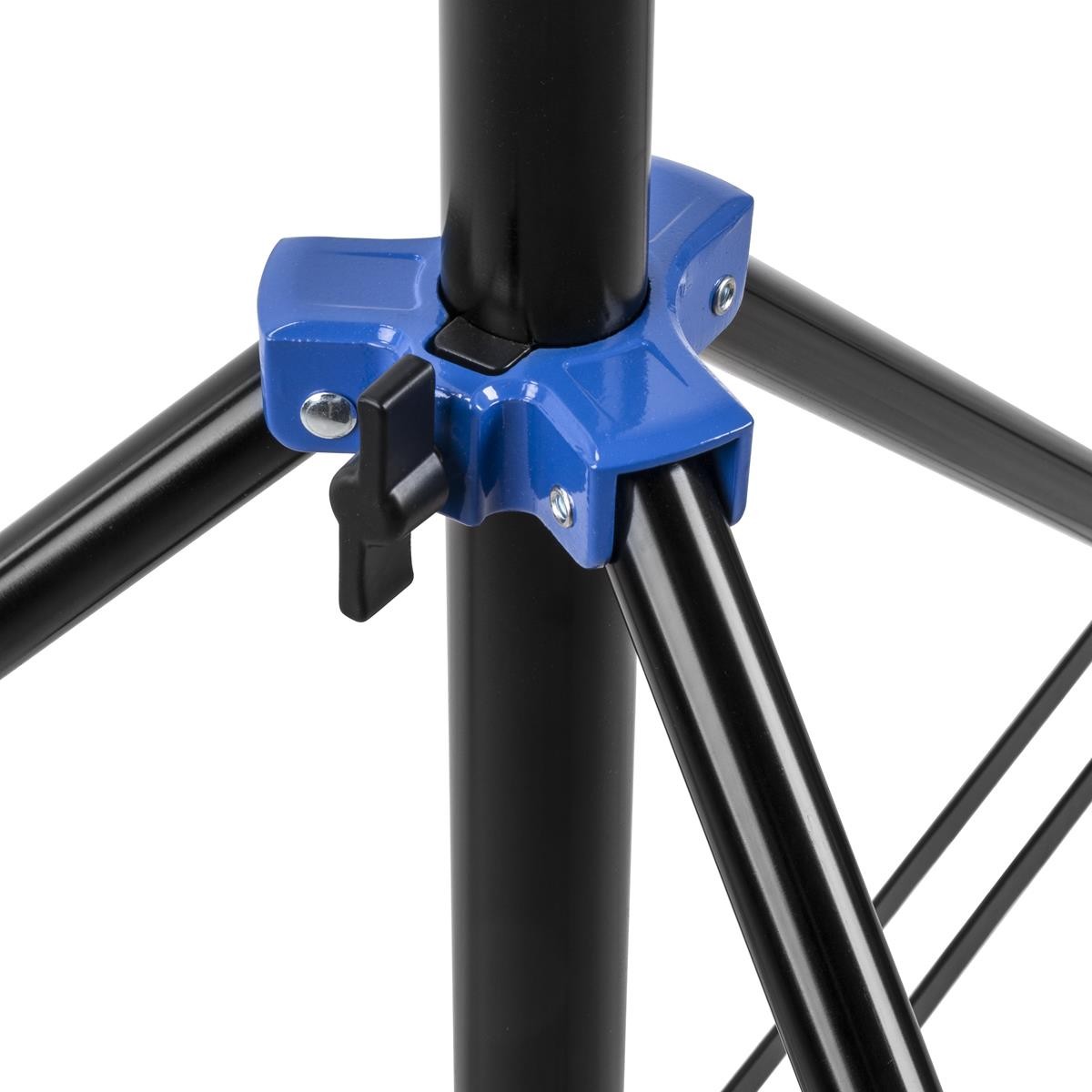 Flashpoint 9.5' Blue Color Coded Pro Air Cushioned Heavy Duty Light Stand for Ph