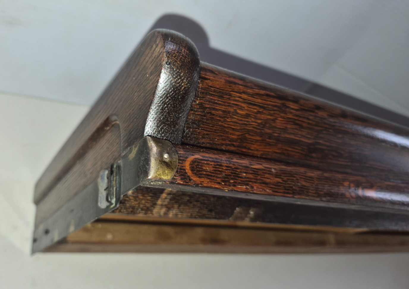 Antique Globe Wernicke Oak Barrister Bookcase Top D