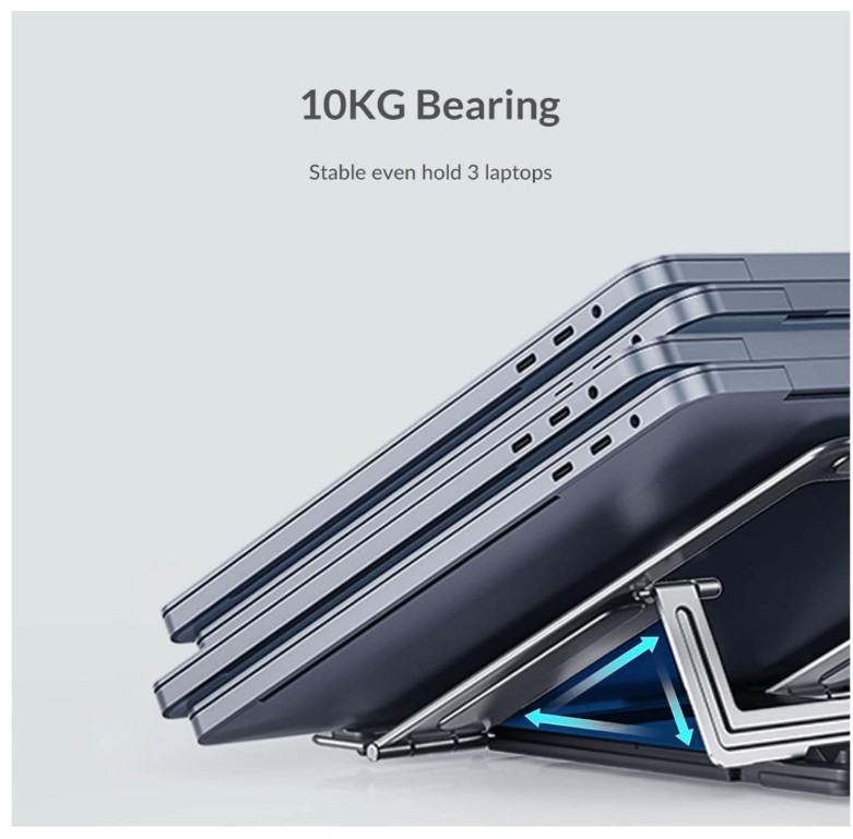 Laptop Stand Adjustable Computer Stand for Desk Ergonomic Aluminum Holder up 17"