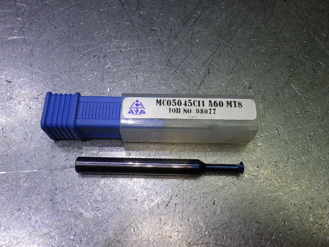 Carmex .197" 60 deg 3 Flute Carbide Thread Mill MC050-45C11 A60 MT8 (LOC1660)