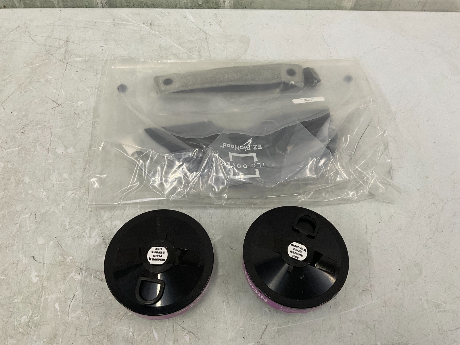 ILC Dover SXL-HPEZR1 PAPR System: Battery, Blower, Charger, Filter, Hood, Adj