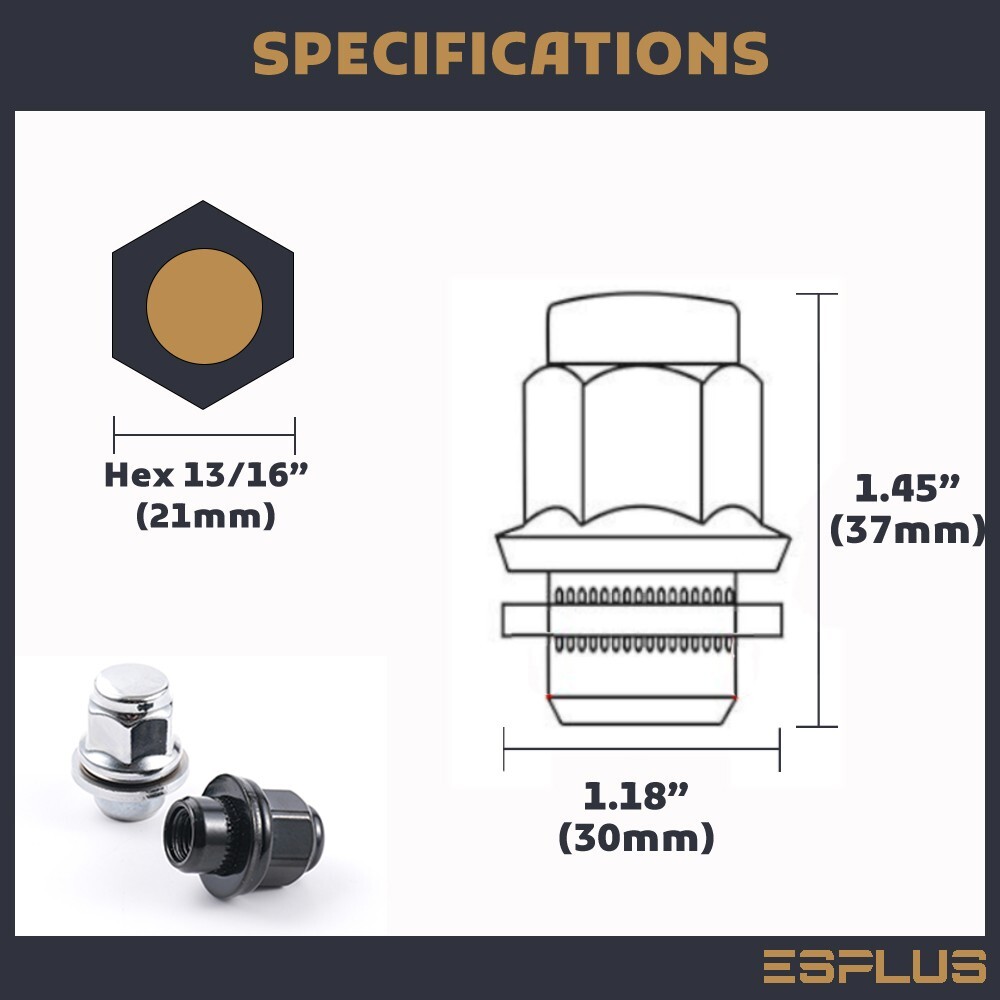 20PC OEM FACTORY MAG LUG NUT FITS TOYOTA LEXUS SCION MAG SEAT WHEEL 12X1.5