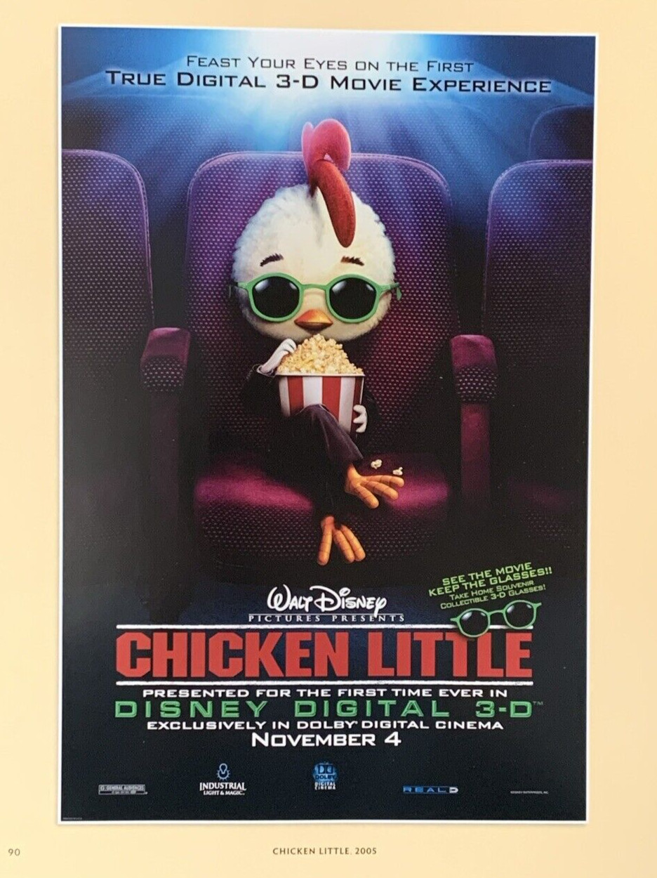 Chicken Little Movie Poster 2005 Walt Disney Pictures #0057