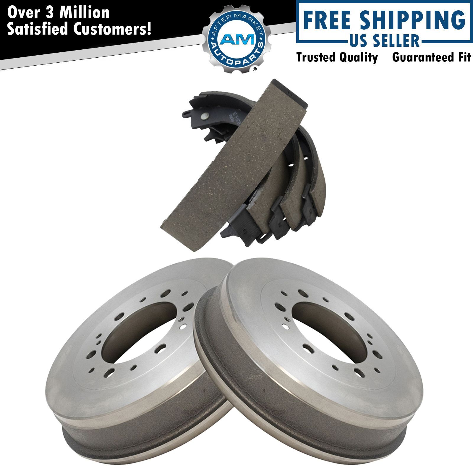 Brake Drum & Shoe Kit Rear Set for 05-15 Toyota Tacoma