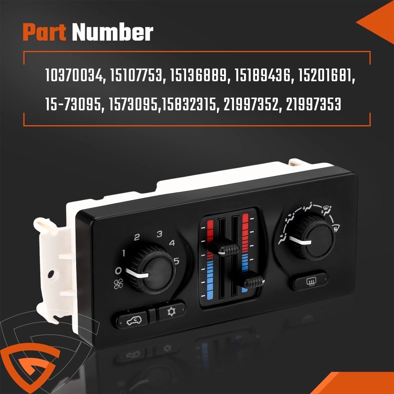 599-210XD AC Heater Climate Control Module For Chevrolet Silverado 2500 10370033