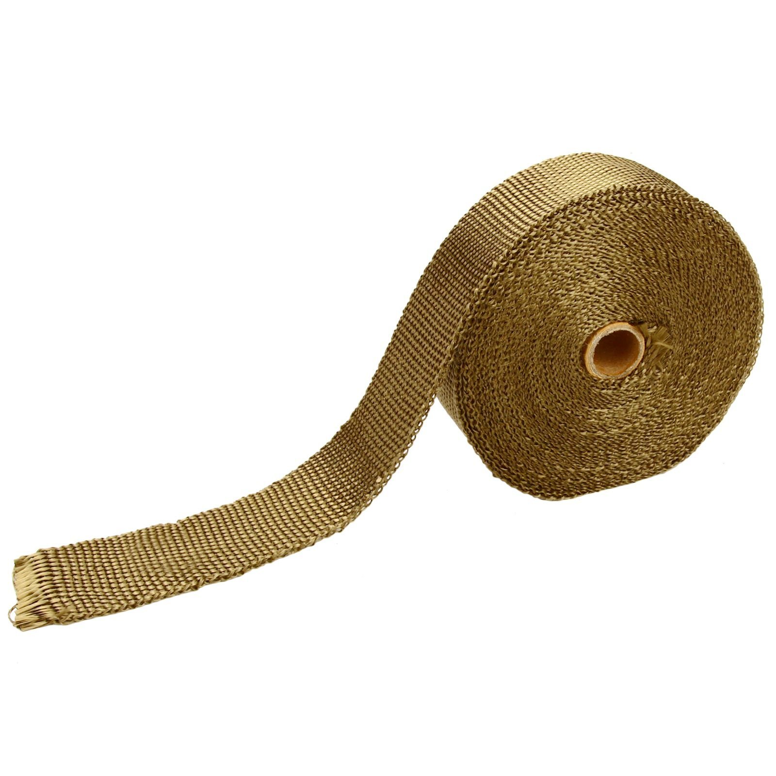 2 Rolls 2"x 50ft Thermal Header Pipe Tape Titanium Lava Exhaust Wrap 20 Ties Kit