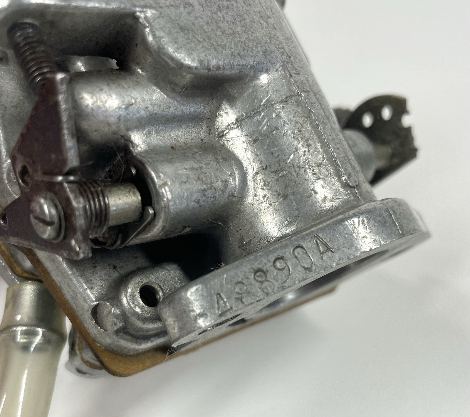 McCulloch Flat Back Chrome Carburetor 48890A Engine Go Kart Vintage Racing MC