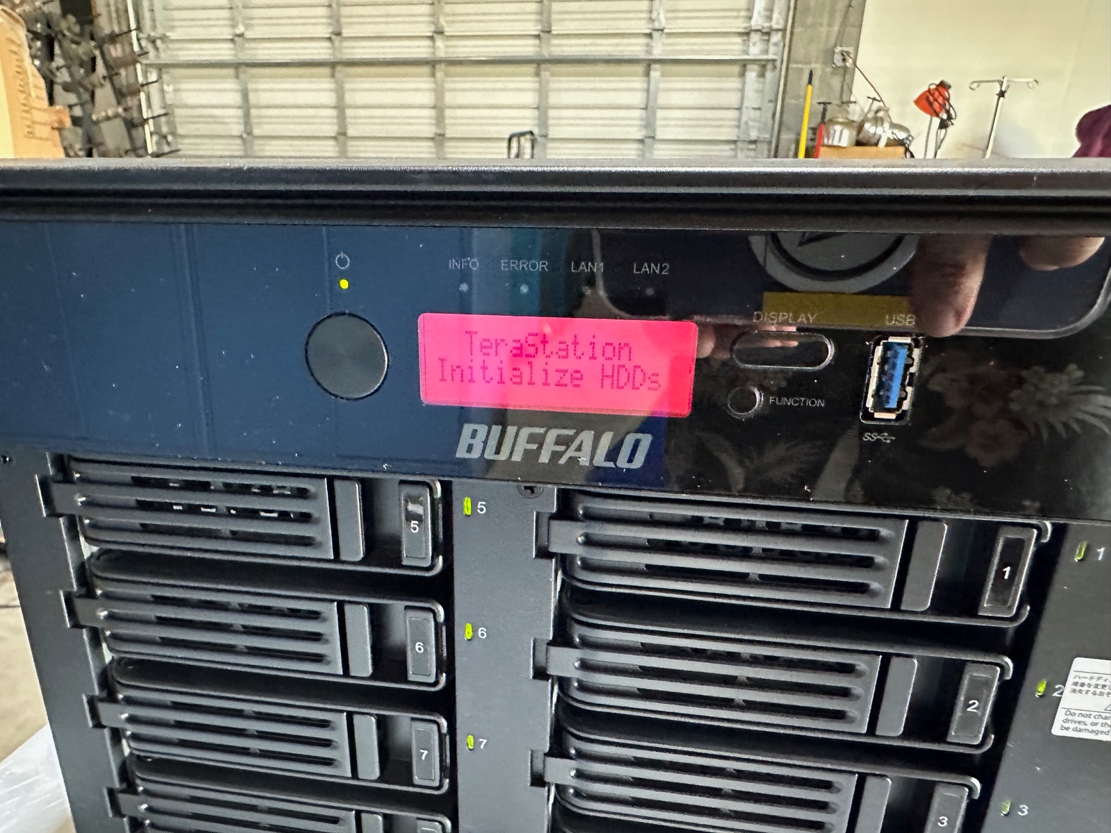 BUFFALO TS5800D2408 24TB (8x3TB) TeraStation Pro 8 NAS WD GREEN WD30EZRX-00D8PB0