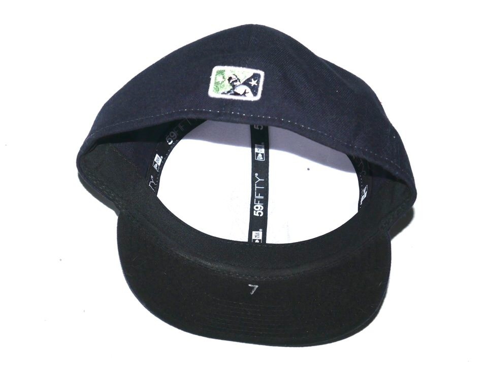 ARDEN PABST GAME WORN USED SIGNED OFFICIAL GWINNETT STRIPERS NEW ERA HAT CAP