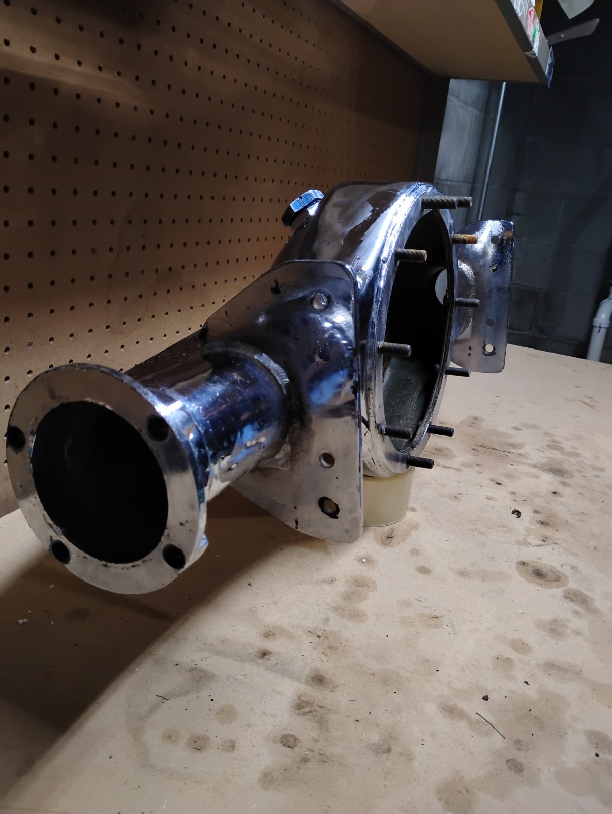 Vintage CHROME 8¾ 8.75 Axle FRONT ENGINE DRAGSTER Slingshot Vtg NHRA GASSER