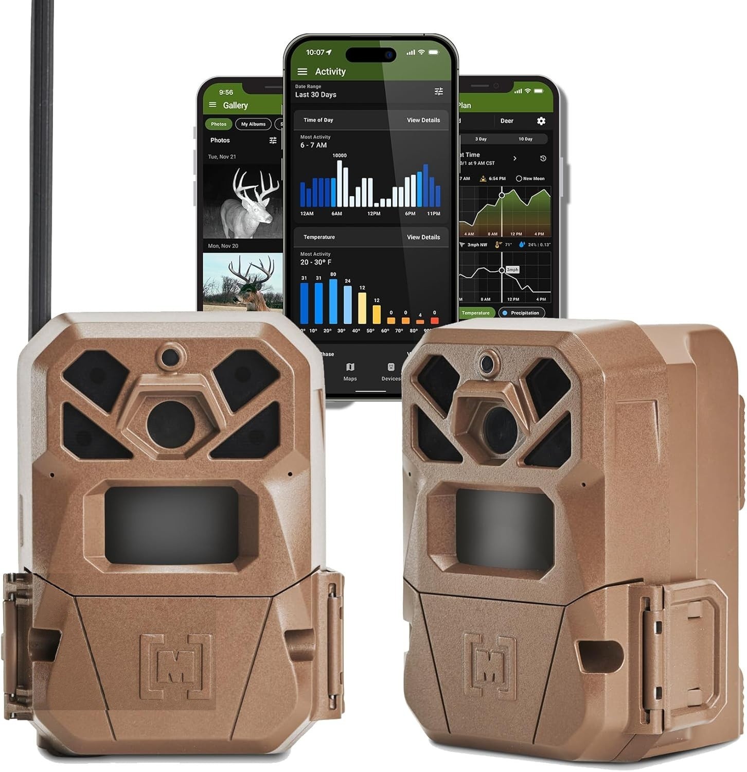 Moultrie Mobile Edge 2 Cellular Trail Camera 36MP - Brown - 2 PACK (MMC-14124)™