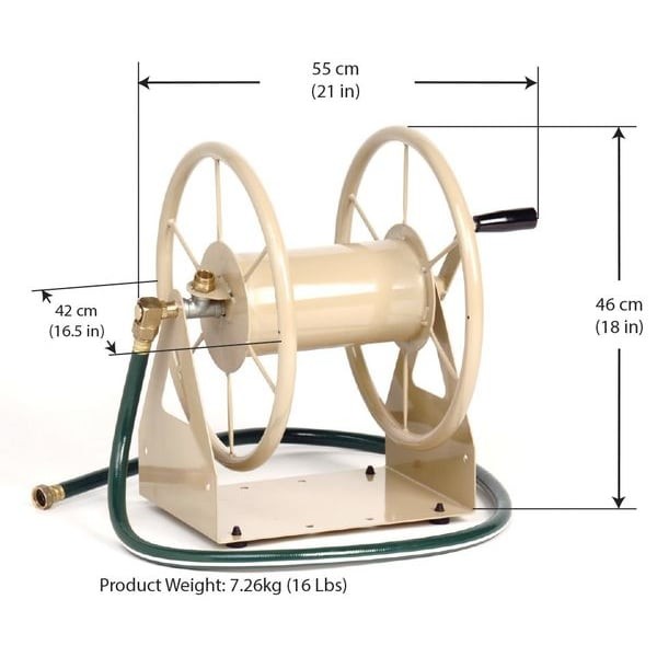Liberty Garden 2Lrk9 Wall Mount Garden Hose Reel For 200 Ft L X 5/8 In I.D