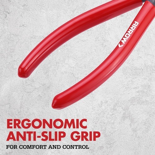 ARROW 6" Precision Wire Cutters Diagonal Cutting Pliers with Non-Slip Handle USA