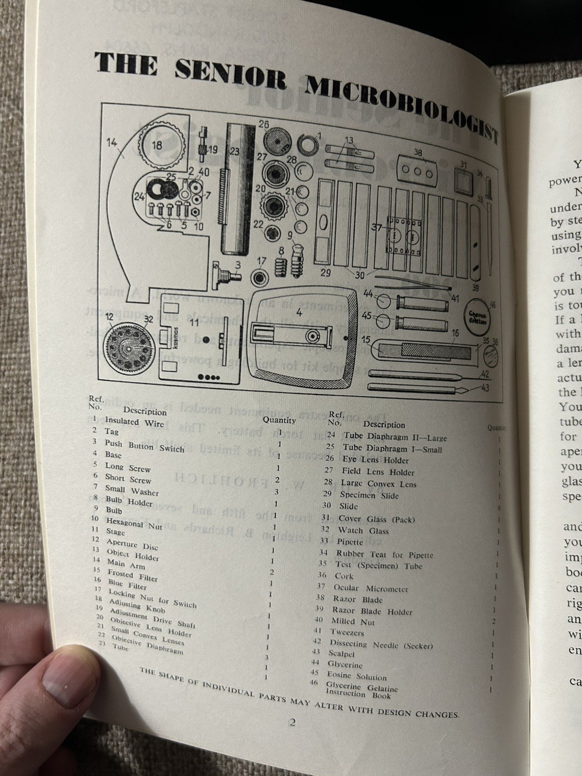1957 KOSMOS THE Senior Microbiologist 200 SET IN BOX RARE GERMANY vintage