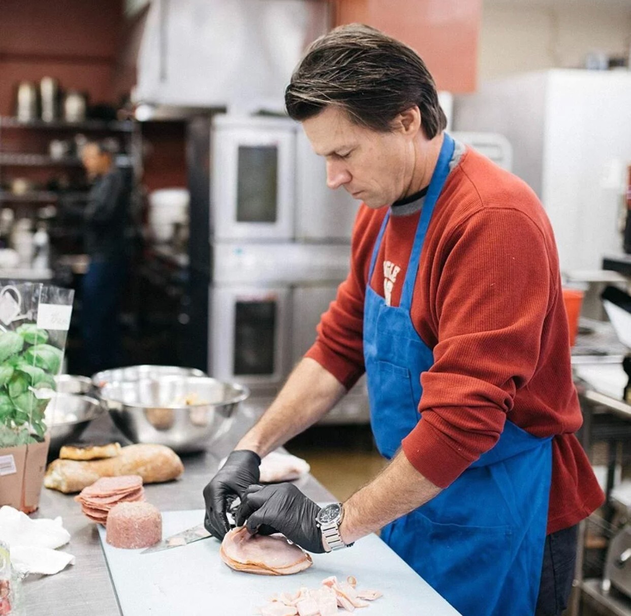 Schneider Black Industrial Disposable Nitrile Gloves 5 Mil Latex & Powder Free