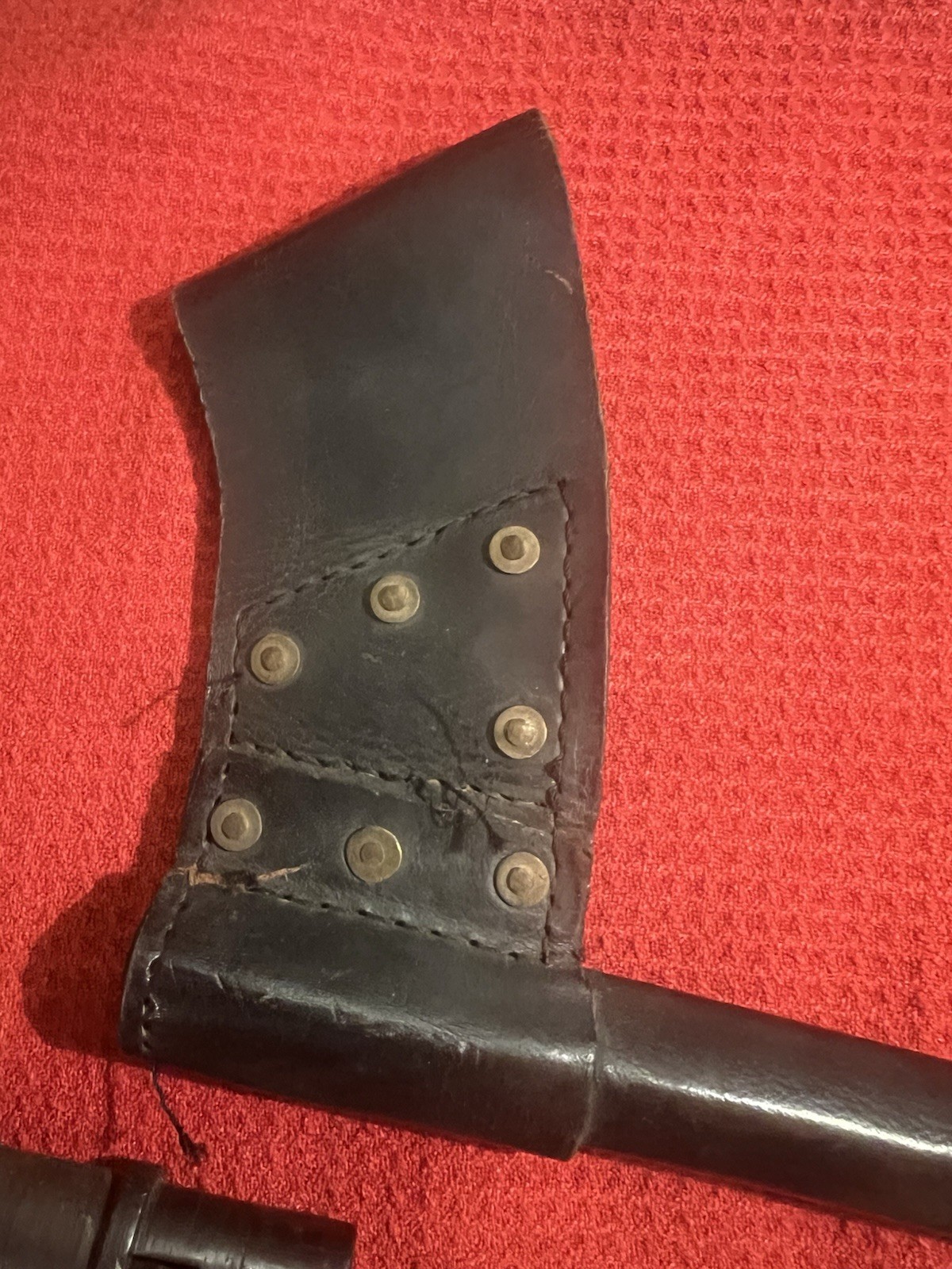 Antique US scabbard For Trap Door Springfield & Foreign socket bayonet