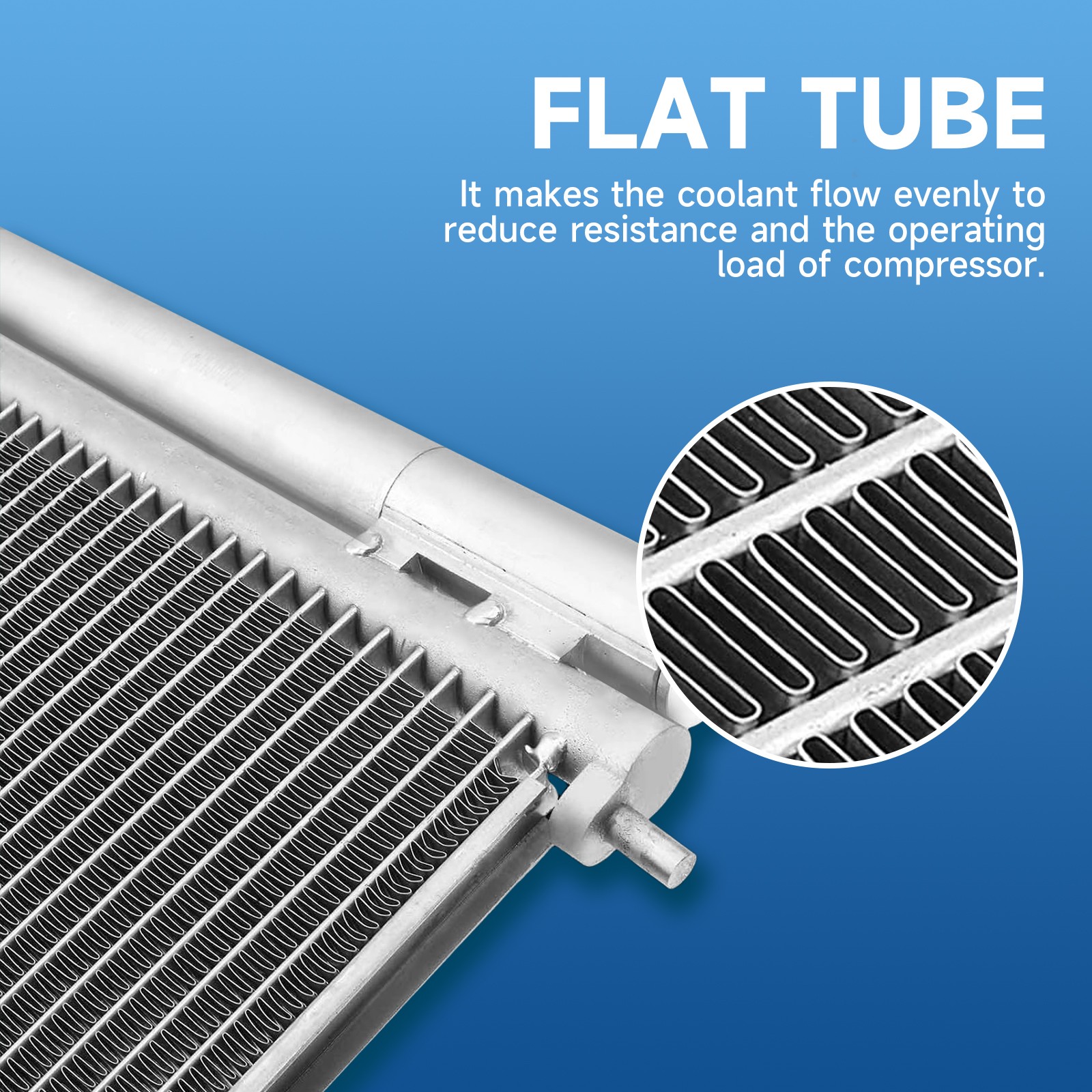 UIU 4725 A/C Air Conditioner Condenser for 2016-2021 Chevrolet Trax Buick Encore