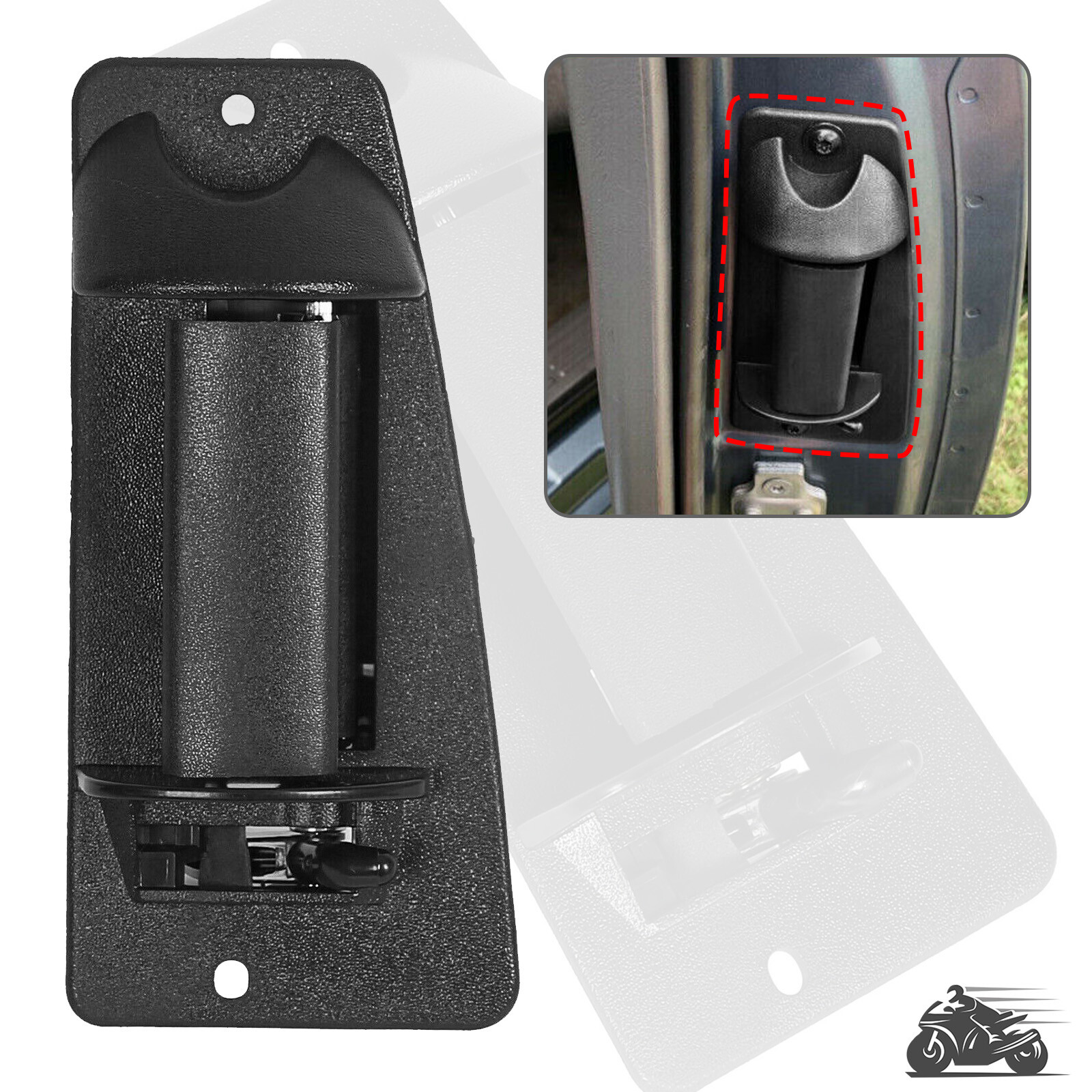 Rear Driver Side Door Handle For 99-07 Chevy Silverado GMC Sierra Extended Cab