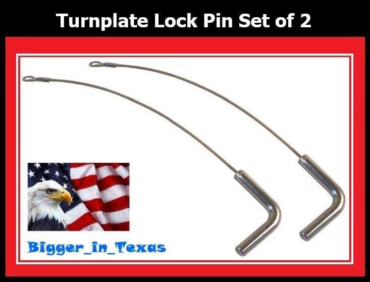 Alignment Turn Plate and Slip Plate Lock Pin Set for Hunter FMC John Bean Racks