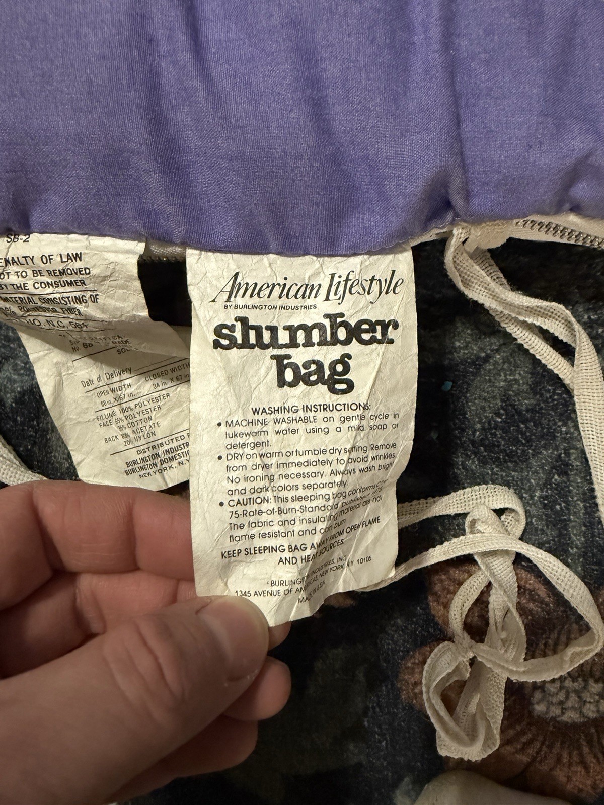 Vintage 1984 Voltron Sleeping Bag World Events Productions W.E.P. 1980's Slumber