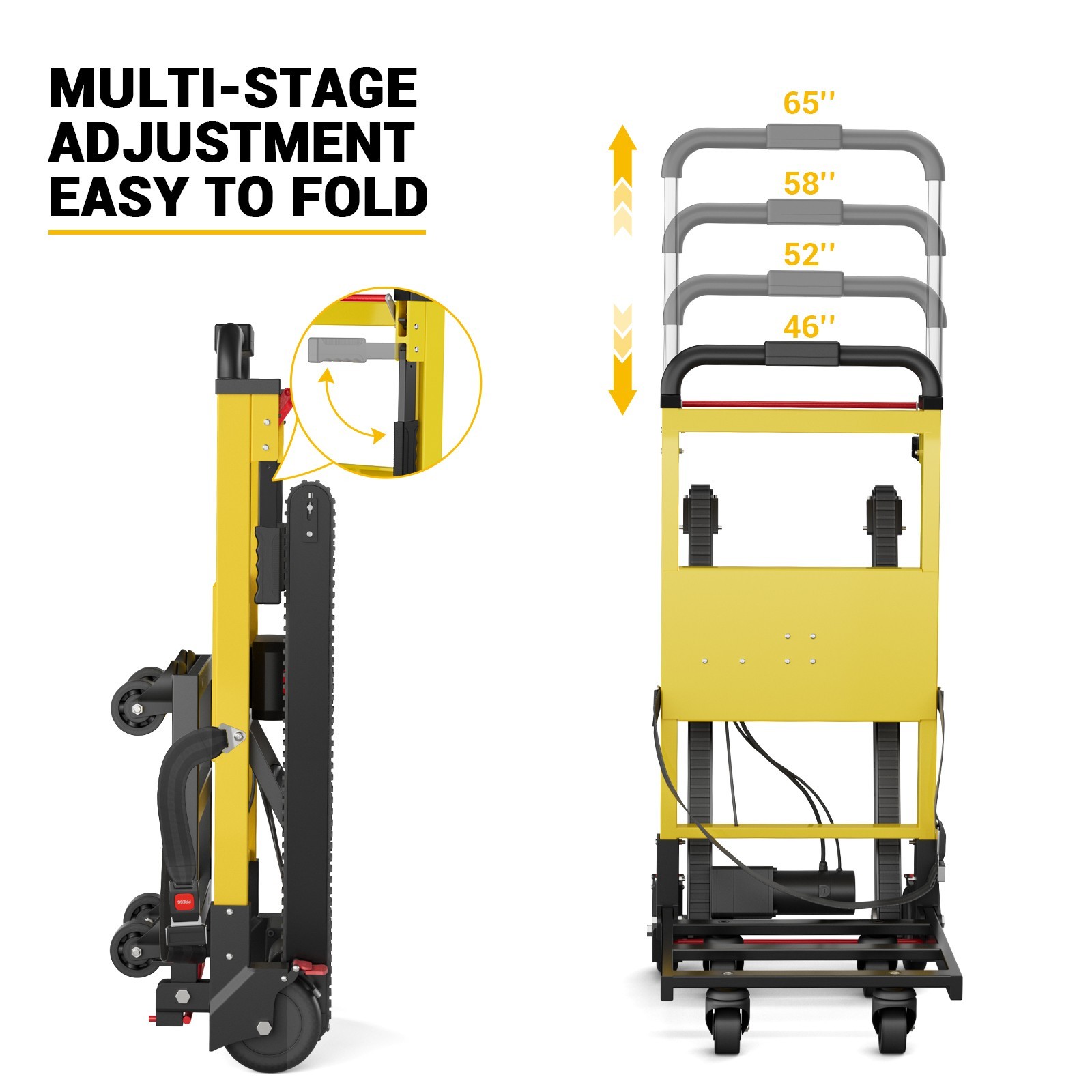 Electric Stair Climbing Hand Trucks Dolly Heavy Duty Stair Climber for Moving