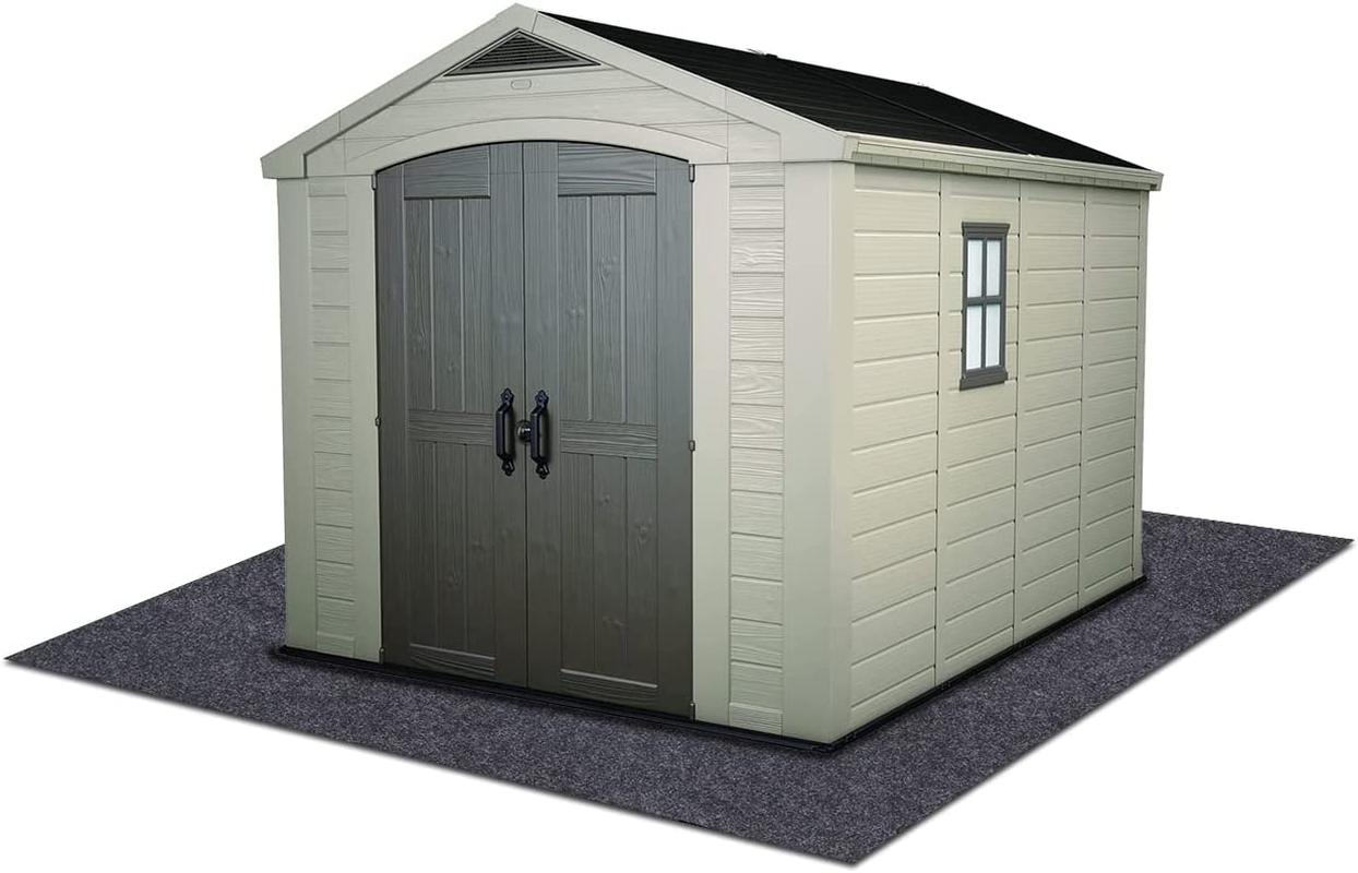 8 x 6 Outdoor Waterproof Dustproof Storage Shed Non-Slip Patio Furniture Mat