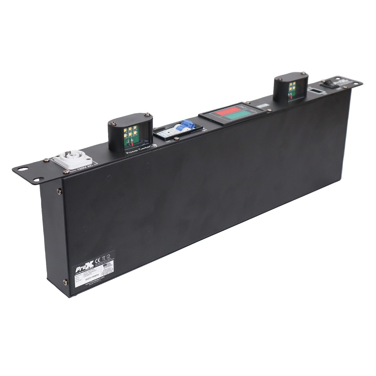 ProX X-PC10ASTRO 10-Way Rear Panel Power Distribution 1U Rack LED Lamp idjnow