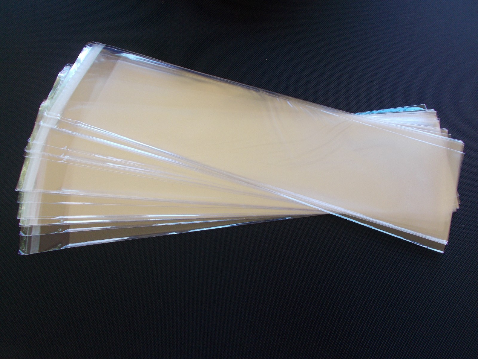 100 Clear Cello Treat Bag Envelopes 2 1/2 X 8" for Bookmarks Sweets Candy Canes