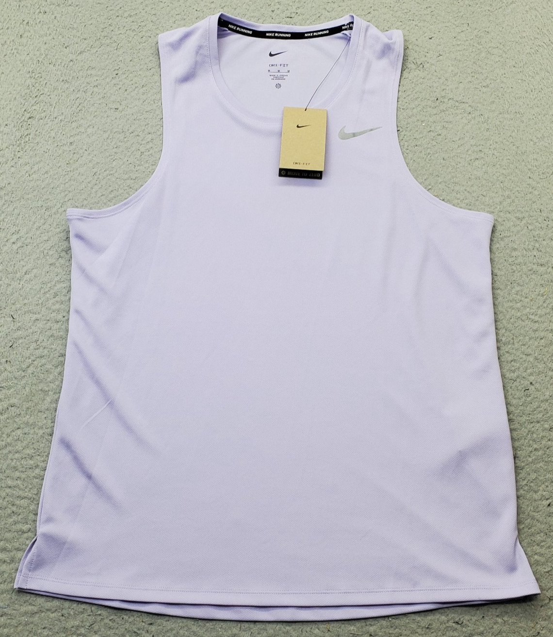 Nike Running Tank Top Mens Medium Purple Athletic Sleeveless Dri-Fit DV9321-515