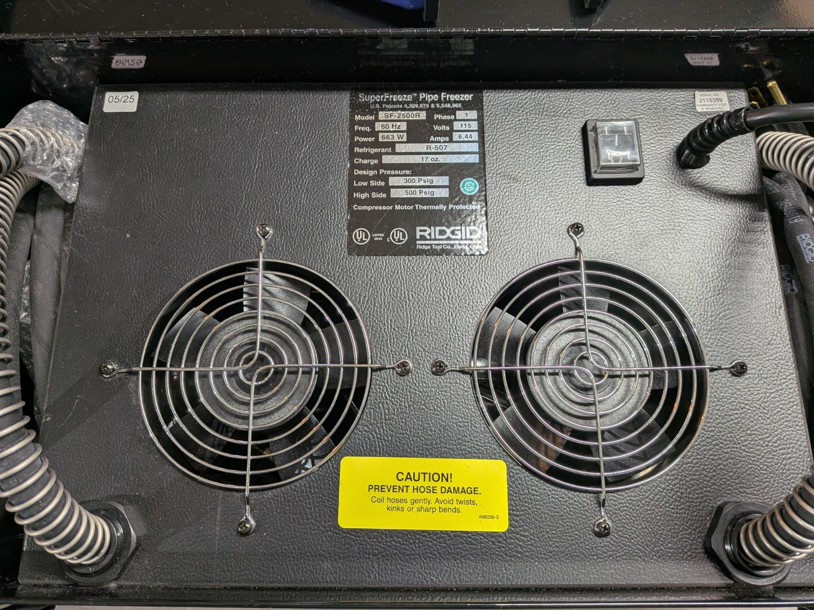 RIDGID 68967 SF-2500 SuperFreeze Pipe Freezing Kit Tested