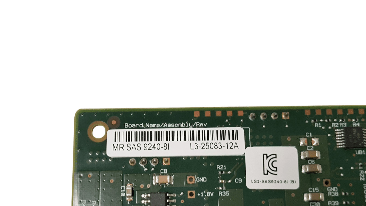 Lenovo MR SAS 9240-8I 8 Port 6GB Raid Controller L3-25083 Half Height